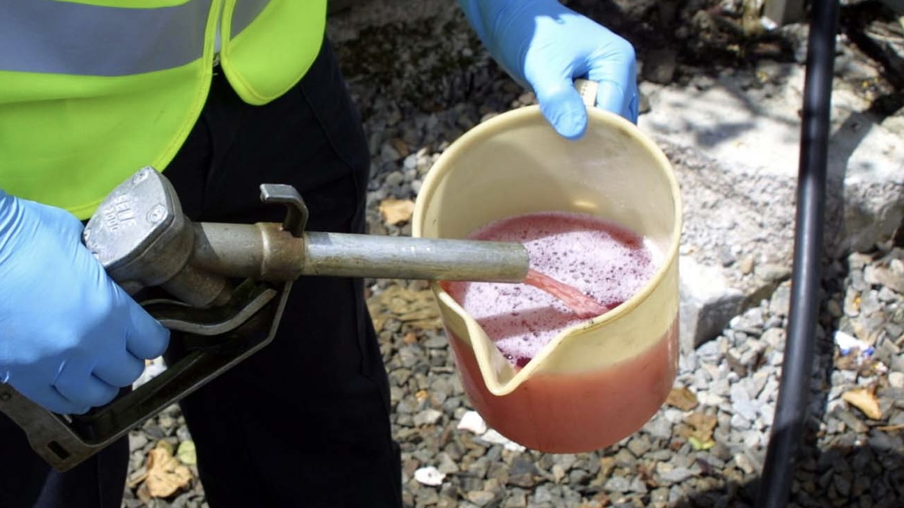 pumping diesel fuel
